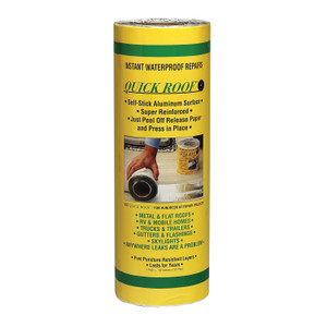 Cofair Products Qr18 Quick Roof Pro Aluminum Waterproof Repair Tape - 18" X 33.5' - QR18 Cofair Products Qr18 Quick Roof Pro Aluminum Waterproof Repair Tape - 18" X 33.5' - QR18
