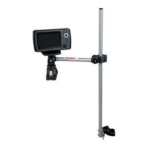 Extreme Max 3006.8649 Rod Holder Mount Adjustable Fish Finder Bracket With Transducer Mount - 3006.8649