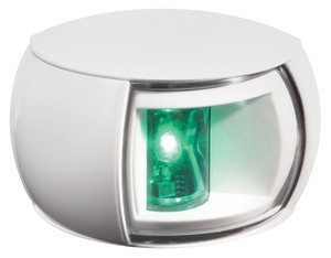 Hella Marine 980520311 2nm Navigation Light - Starboard Clear Lens, White Shroud, 120mm Cable - 980520311 Hella Marine 980520311 2nm Navigation Light - Starboard Clear Lens, White Shroud, 120mm Cable - 980520311