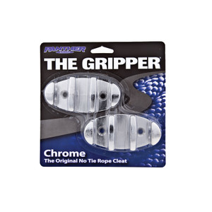 Panther 558200 3" Chrome Gripper Rope Cleats - 558200 Panther 558200 3" Chrome Gripper Rope Cleats - 558200