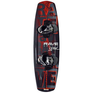 Rave Sports 02395 Lyric Red Wakeboard With Rave Boots - 2395 Rave Sports 02395 Lyric Red Wakeboard With Rave Boots - 2395
