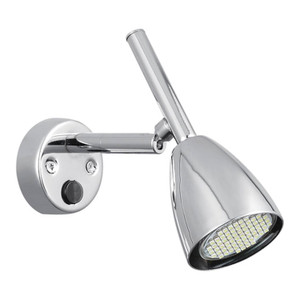 Stylish Camping 9090112 12v Led Reading Light Fixture - Chrome - 9090112