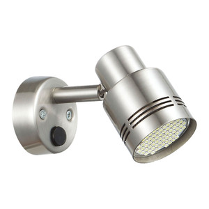 Ming's Mark 9090108 Stylish Camping 12v Led Reading Light Fixture - Brushed Nickel - 9090108 Ming's Mark 9090108 Stylish Camping 12v Led Reading Light Fixture - Brushed Nickel - 9090108
