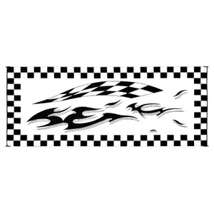 Ming's Mark Hc1 Stylish Camping Reversible Graphic Patio Mat - 8' X 20', Checkered Flags - HC1 Ming's Mark Hc1 Stylish Camping Reversible Graphic Patio Mat - 8' X 20', Checkered Flags - HC1