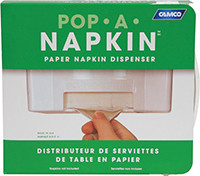 Camco - Pop A Napkin - White - 57041