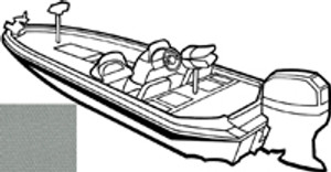 Carver - Angled Transom Boat Cover (19'6") - 77919S-11 Carver - Angled Transom Boat Cover (19'6") - 77919S-11