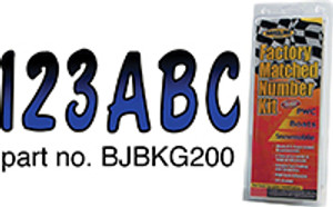 Hardline - Letter / Number Set - Burgandy & Black - RUBKG200 Hardline - Letter / Number Set - Burgandy & Black - RUBKG200