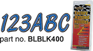 Hardline - Letter / Number Set - Red & Black - REBKG400