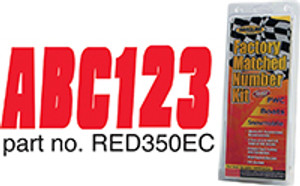 Hardline - Letter / Number Set - Solid White - WHI350EC Hardline - Letter / Number Set - Solid White - WHI350EC