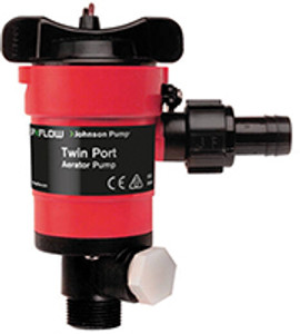 Johnson Pumps Of America - Twin Port Aerator Pump - 1250 Gph - 48103 Johnson Pumps Of America - Twin Port Aerator Pump - 1250 Gph - 48103