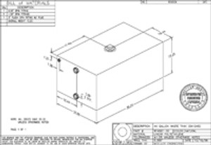Moeller Marine - Waste / Water Holding Tank - 45 Gallon - 41245 Moeller Marine - Waste / Water Holding Tank - 45 Gallon - 41245
