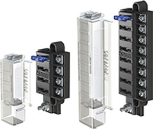 Navico Group - Fuse Block Stblade Mini 4circ W/cvr - 5045-BSS