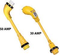 Navico Group - Marine Surge Pigtail Adapter - 50 Amp - 1RPC50SP