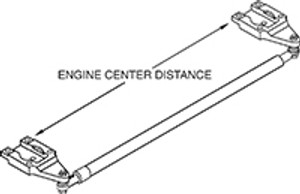 Seastar - Hydraulics - Tiebar Only Side Mount Cyl - HO5009 Seastar - Hydraulics - Tiebar Only Side Mount Cyl - HO5009