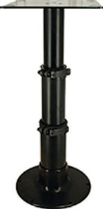 Springfield Marine - Pedestal - 3 Stage Table - Black - 1660230-BLK Springfield Marine - Pedestal - 3 Stage Table - Black - 1660230-BLK