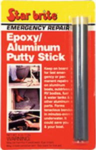 Star Brite - Epoxy Aluminum Putty Stick - 4 Oz - 87004 Star Brite - Epoxy Aluminum Putty Stick - 4 Oz - 87004