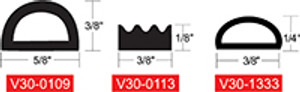 Taco Metals - Black Neoprene Seal 3/8x10ft - V30-0113B10-1 Taco Metals - Black Neoprene Seal 3/8x10ft - V30-0113B10-1