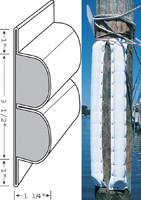Taylor Made - Double Dock Post Bumper (25ft) - Small - DDB2.CU25