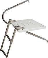 T-h Marine - O/b Transom Platfrom - 2 Step / 1 Arm - EKU1