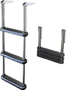 T-h Marine - Ss Telescoping Ladder - 3 Step - DMW3 T-h Marine - Ss Telescoping Ladder - 3 Step - DMW3