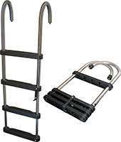 T-h Marine - Telescoping Ladder - 4 Step - EJZ4