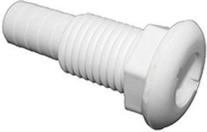 T-h Marine - Thru Hull (straight Ex) - 1 1/2" - White - TH-1502XL-B T-h Marine - Thru Hull (straight Ex) - 1 1/2" - White - TH-1502XL-B