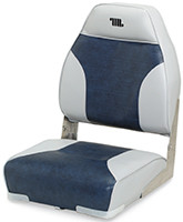 The Wise - Mid Back Plastic Seat - Gray/charcoal - 8WD588PLS-664