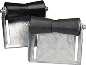 Tie Down Engineering - Keel Roller (8") W Panel Bracket - Black - 86431