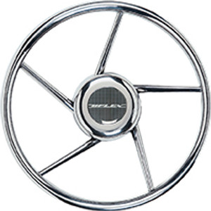 Uflex Usa - Stainless Steel Steering Wheel - 5 Spoke - V06 Uflex Usa - Stainless Steel Steering Wheel - 5 Spoke - V06