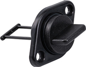 Whitecap Industries - Garboard Drain Plug (3/4") Black Nylon - 3051BC Whitecap Industries - Garboard Drain Plug (3/4") Black Nylon - 3051BC