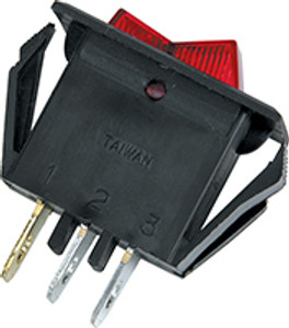Whitecap Industries - Lighted Rocker Switch (12v / 15 Amp) - S-3311C Whitecap Industries - Lighted Rocker Switch (12v / 15 Amp) - S-3311C