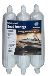 Attwood - 5" Fender Pack Of 3-white (93553p2)