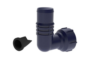 Attwood - 500/800 Elbow3/4"&1"w/nrv (as5505e-1)