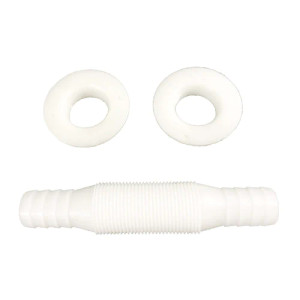 Attwood - Conn-th.75 Wht Dbl (3878-3)