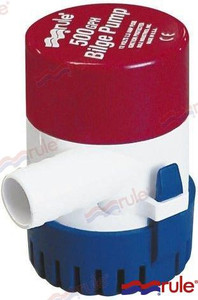 Recmar - Pump Non Auto Rule 12v 500 Gph (ru25d)