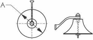 Sea Dog Marine - Brass Bell 8" - Sea-dog Line (455720) Sea Dog Marine - Brass Bell 8" - Sea-dog Line (455720)