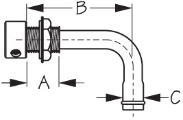 Sea Dog Marine - Chrome Brass Gas Tnk Vent (352030-1)