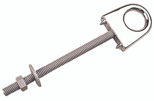 Sea Dog Marine - Chrome Zinc Bow Eye 3/8"x3" (3-079133-1) Sea Dog Marine - Chrome Zinc Bow Eye 3/8"x3" (3-079133-1)