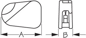 Sea Dog Marine - Cl223 Small Loop Cleat (002230-1)