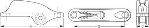 Sea Dog Marine - Cl253an Trapeze/vang Cleat (002535-1)