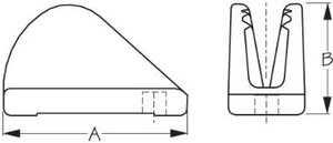 Sea Dog Marine - Cl712 Small Alloy Cleat (007120)
