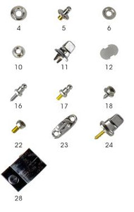 Sea Dog Marine - Cnvs Standard/wshr 2-prong Cli Nch (299102-1)