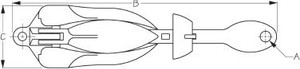 Sea Dog Marine - Galvanized Folding Anchor 5 Pound (318005) Sea Dog Marine - Galvanized Folding Anchor 5 Pound (318005)