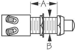 Sea Dog Marine - Horn Button (mini) Black (420420-1)