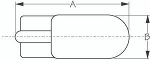 Sea Dog Marine - Light Bulb 194 Wdg Base 12v-.27a (441194-1)