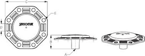 Sea Dog Marine - Nylon Boat Cover Support Plate For Bo (491110-1) Sea Dog Marine - Nylon Boat Cover Support Plate For Bo (491110-1)