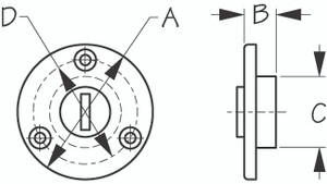 Sea Dog Marine - Nylon Grbrd Drain Shrt Tube Plug (520056-1)