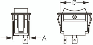 Sea Dog Marine - Rocker Switch(sp) On/off/on (420243-1)