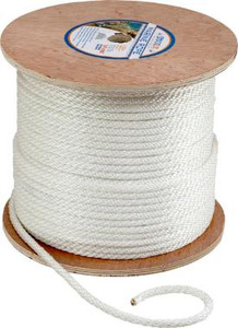 Sea Dog Marine - Solid Braid Nylon 1/4"x500' - (303106500wh) Sea Dog Marine - Solid Braid Nylon 1/4"x500' - (303106500wh)
