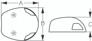 Sea Dog Marine - Stainless Steel Combo Bow Light Led 2nm (400059-1)
